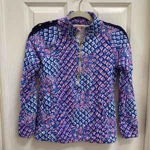 Lilly Pulitzer half zip pullover